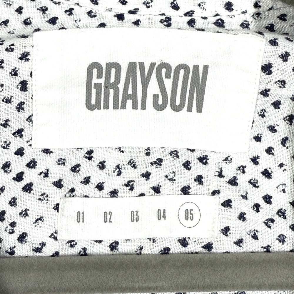 Grayson by Frank and Eileen Top Womens XL The Hero Shirt Linen Heart Print - Picture 15 of 15